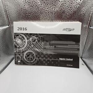 Chevrolet Impala Limited Police 2016 Manual Set